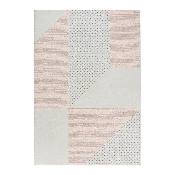 Кремав и розов килим Madison, 80 x 150 cm - Mint Rugs