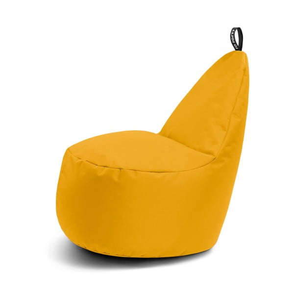 Жълт пуф Lull XL – So Soft?