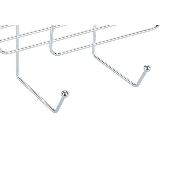 Висящ стоманен рафт за баня в блестящо сребро Martos - Allstar-image-4