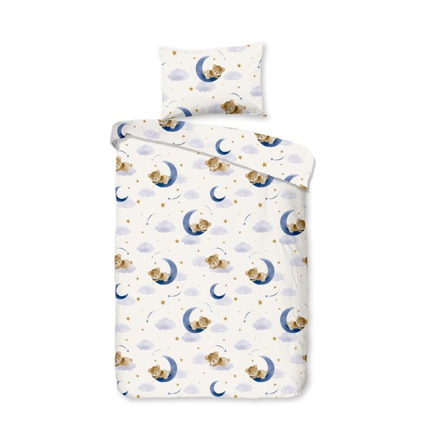 Памучно детско спално бельо за единично легло 100x135 cm - Good Morning
