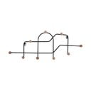 Черна метална стенна закачалка 71 cm Maze – PT LIVING
