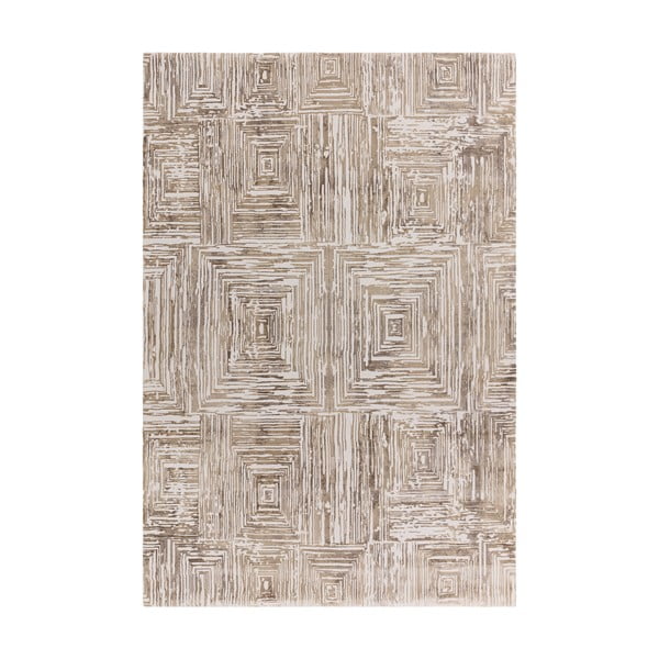 Бежов килим 80x150 cm Kuza Lines Beige – Asiatic Carpets