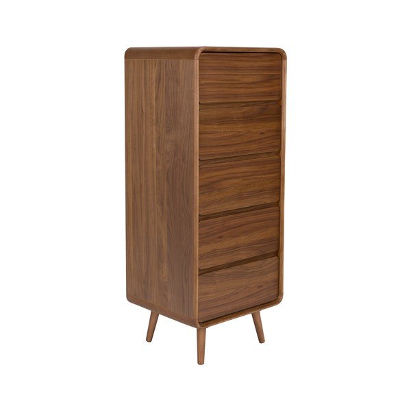 Кафяв скрин от масивен ясен 45x112x40 cm Rise – Zuiver-image-2