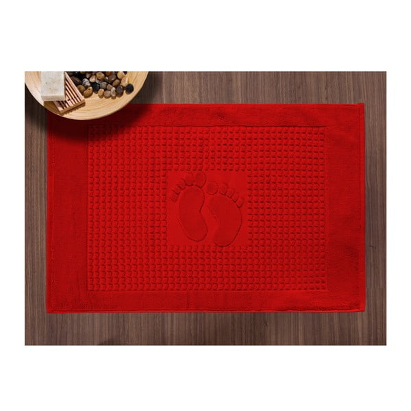Koupelnová předložka Basic Red, 50x70 cm