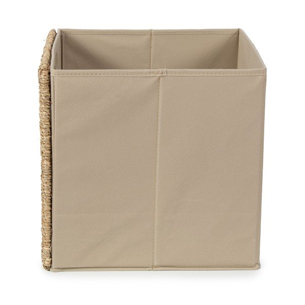 Кутия за съхранение от морска трева в естествен цвят 30x30x30 cm – Compactor-image-2