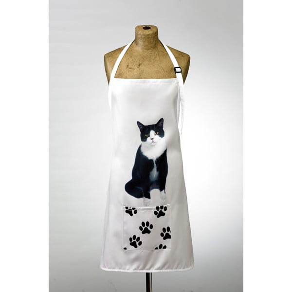 Кухненска престилка с принт на черна и бяла котка Възхитителни възглавници - Adorable Cushions