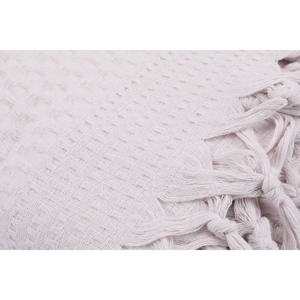 Бежово памучно покривало за легло 220x240 cm Pique – Mijolnir-image-1