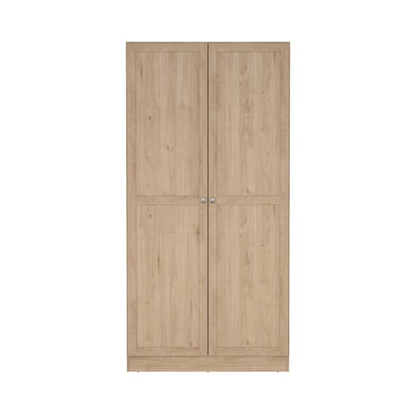 Гардероб от дъбов декор  в естествен цвят 99x200x62 cm Billund – Tvilum