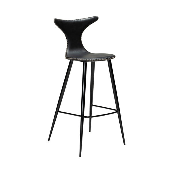 Черен бар стол от изкуствена кожа DAN-FORM Дания , височина 107 cm Dolphin - DAN-FORM Denmark
