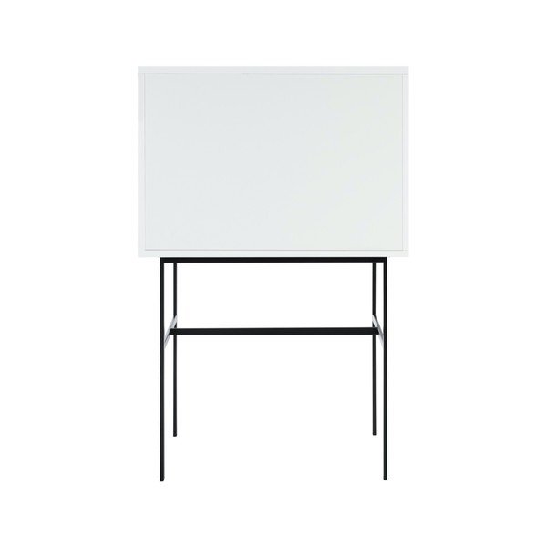 Сиво-бежова витрина с плъзгащи се врати 70x109x40 cm Lekko – noo.ma-image-4