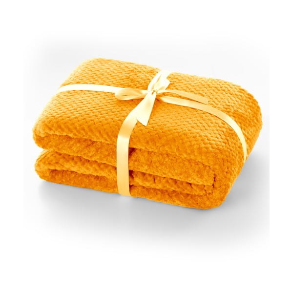 Оранжево одеяло от микрофибър , 70 x 150 cm Henry - DecoKing