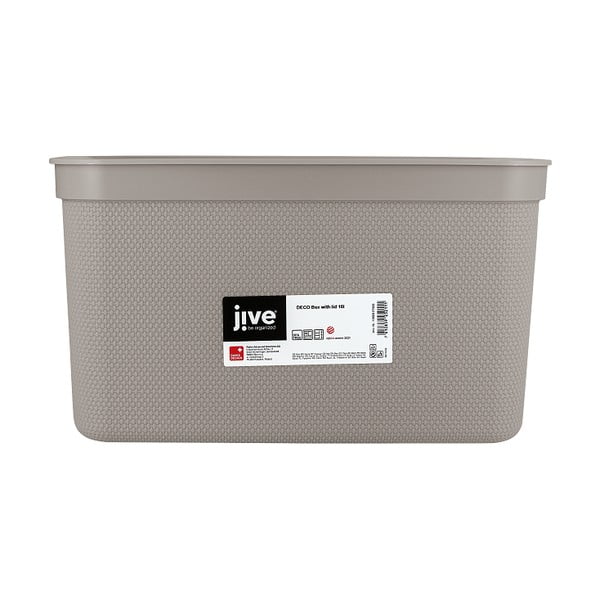 Пластмасова кутия за съхранение с капак Deco - Rotho-image-3