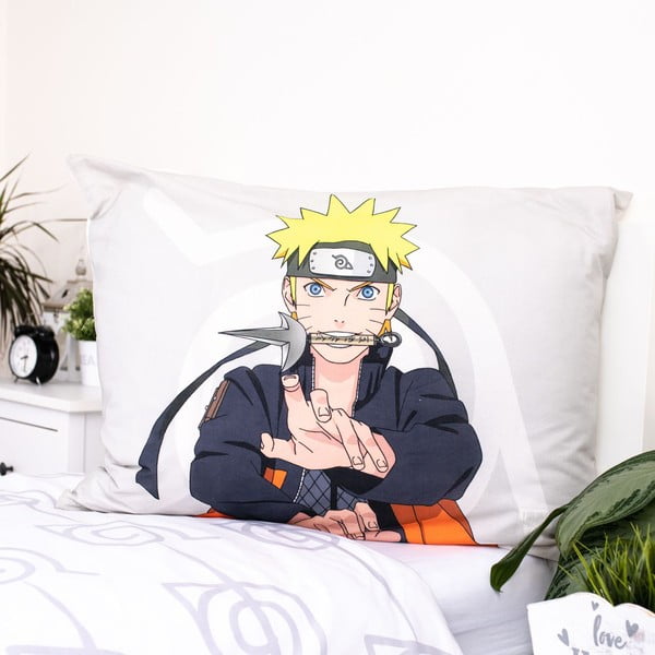 Единично  памучно детско спално бельо 140x200 cm Naruto – Jerry Fabrics-image-3