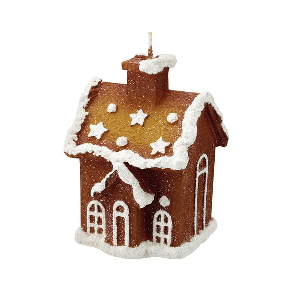 Коледна свещ във формата на джинджифилова къщичка Джинджифил - Green Gate