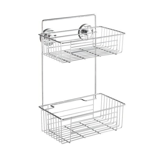 Двуетажен самоносещ рафт Vacuum-Loc, товароносимост до 33 кг Bari - Wenko-image-2