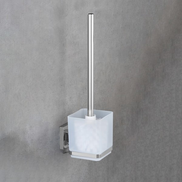 Самоносеща поставка за четка за тоалетна Vacuum-Loc, товароносимост до 33 кг - Wenko-image-1