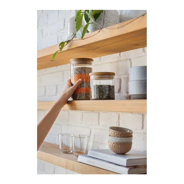 Стъклени кутии в комплект 2 бр. за храна – Bonami Essentials-image-1