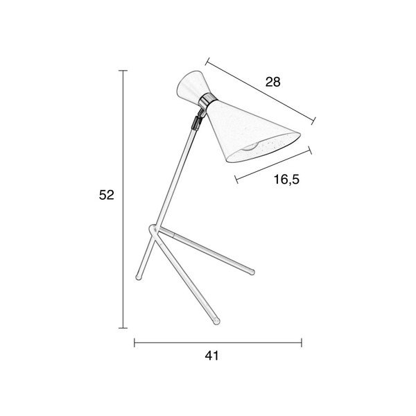 Сива настолна лампа Shady - Zuiver-image-2