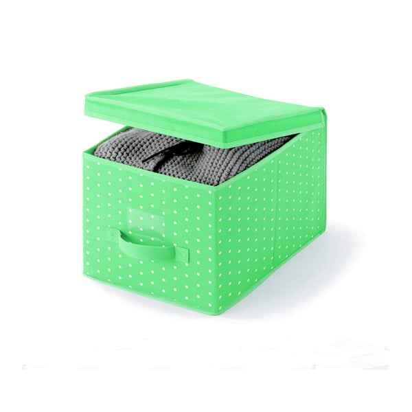 Зелена кутия за съхранение Natura, 45 x 30 cm - Cosatto