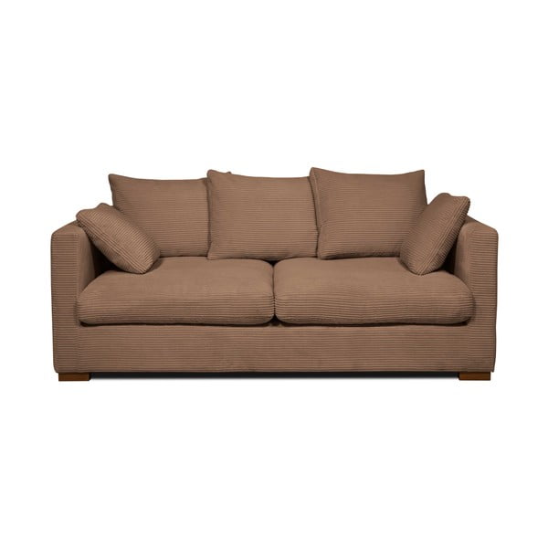 Светлокафяв велурен диван 175 cm Comfy - Scandic