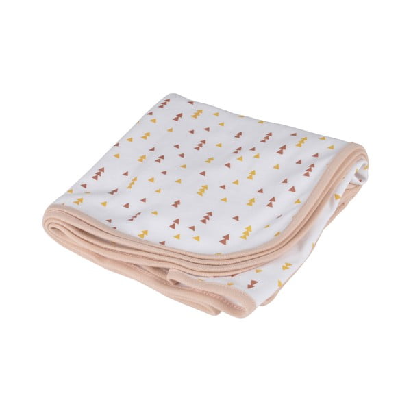 Бяло памучно бебешко одеяло 75x75 cm Forest – Bébé Douceur