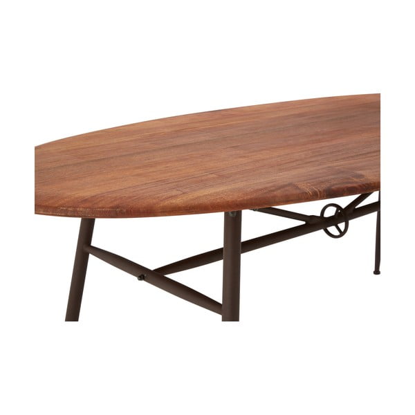 Трапезна маса от орех 104x219 cm New Foundry - Premier Housewares-image-2