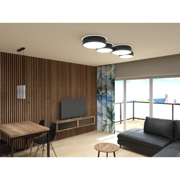 Черна таванна светлина таван Atis - Sollux-image-1