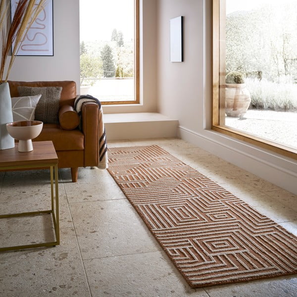 Теракотена пътека 80x300 cm Kylo – Flair Rugs-image-2