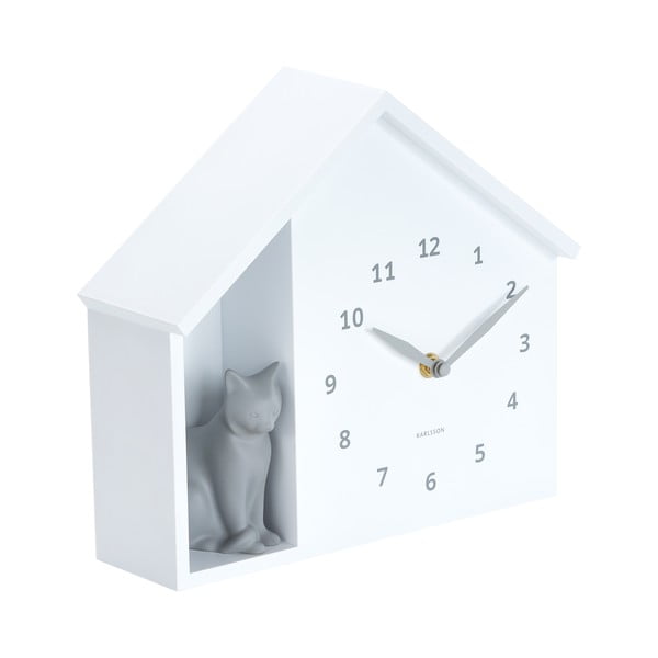 Стенен часовник Sitting Cat – Karlsson-image-1