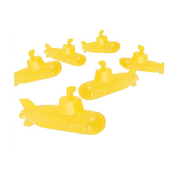Комплект от 6 жълти кубчета за лед Submarine - Kikkerland