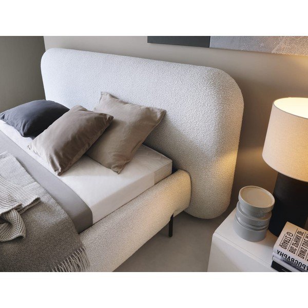 Бежово двойно тапицирано легло с място за съхранение и включена подматрачна рамка 140x200 cm Pointt – ELTAP-image-3