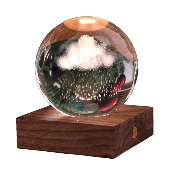 Тъмнокафява светлинна декорация с USB Amber – Gingko