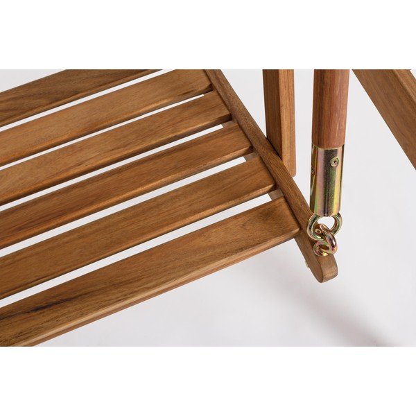 Градинска люлка от масивно дърво в естествен цвят Noemi – Bizzotto-image-4