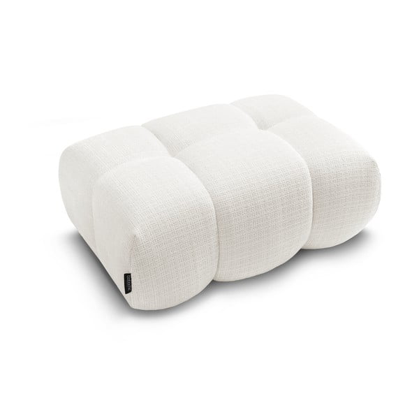 Бяла шенилова табуретка Ivane – Bobochic Paris-image-4