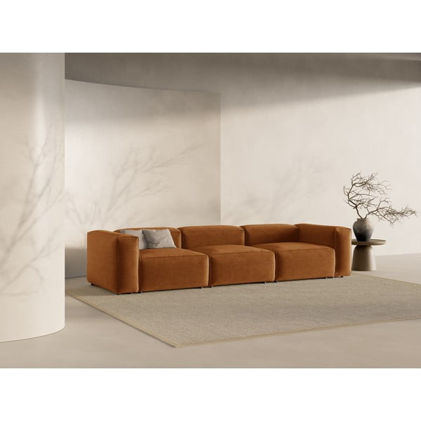 Диван в тухлен цвят 364 cm Bergamo – Cosmopolitan Design-image-1
