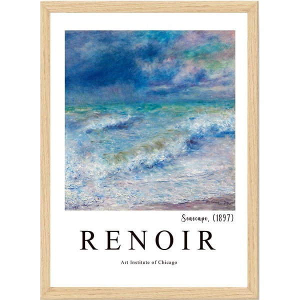 Плакат в рамка 35x45 cm Renoir - Wallity