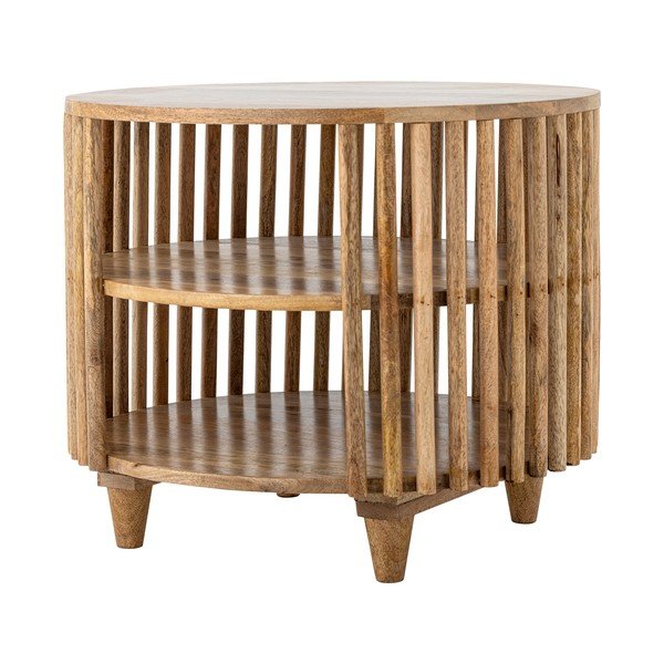 Кръгла масичка за кафе от масивно манго в естествен цвят ø 60 cm Sali – Bloomingville-image-2