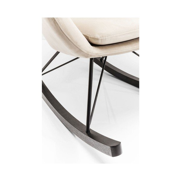 Бял люлеещ се фотьойл Oslo - Kare Design-image-1