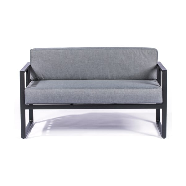 Графитно сив градински диван с две места Bellisima - Bonami Selection-image-3