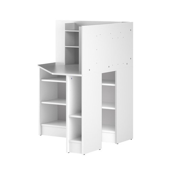 Бяла ъглова работна маса Archi - TemaHome-image-1
