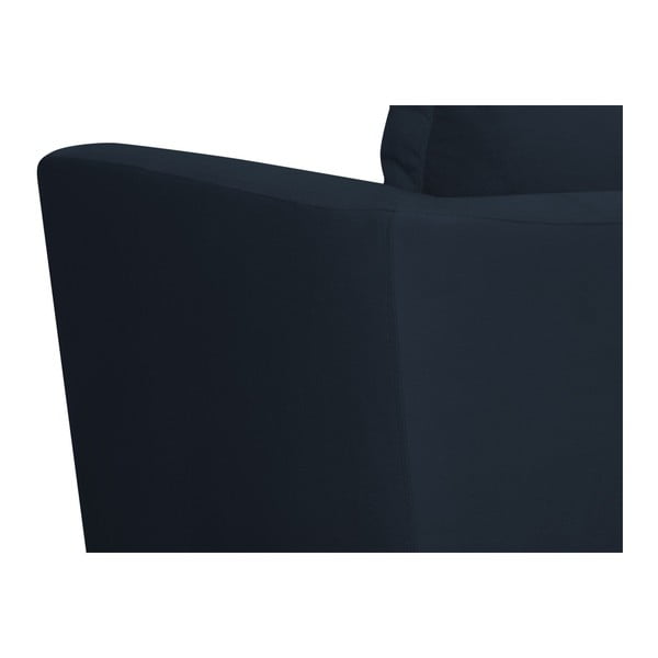 Tmavě modré křeslo Mazzini Sofas Elena-image-3