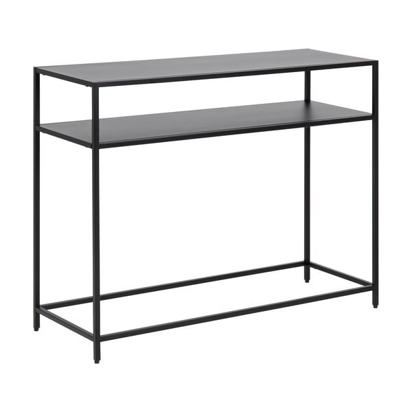 Черна конзолна маса 100x35 cm Newcastle - Actona-image-4