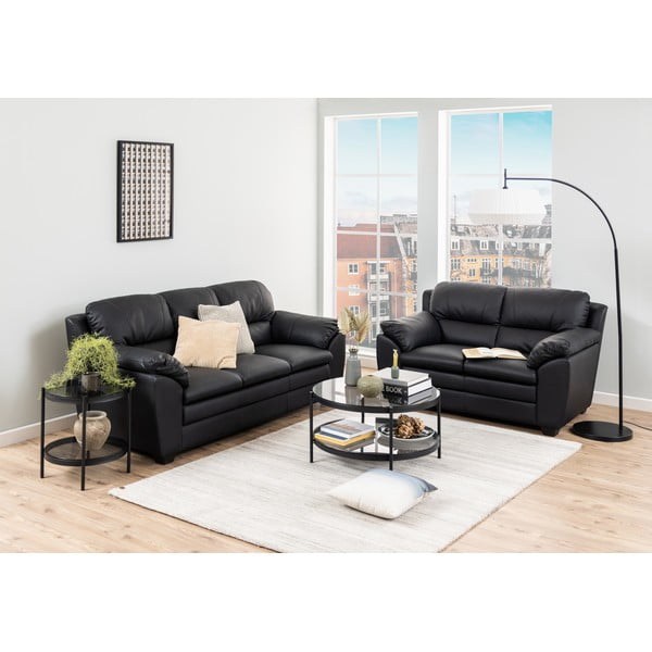 Кръгла масичка за кафе със стъклен плот ø 79 cm Bayonne - Actona-image-2