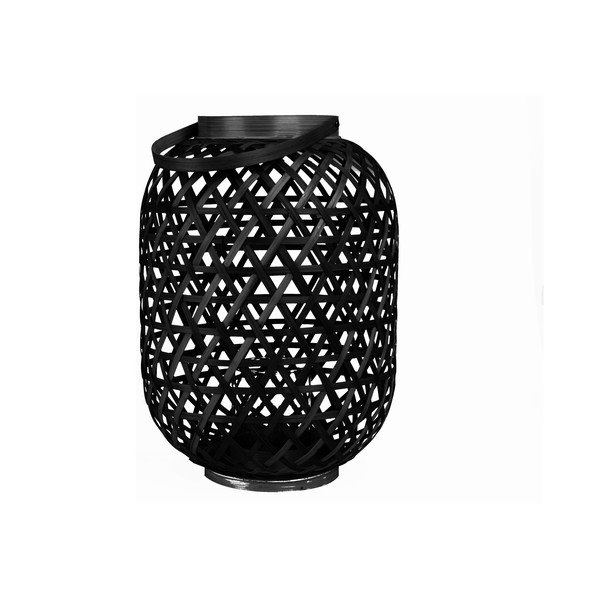 Černá lucerna Present Time Lattice L