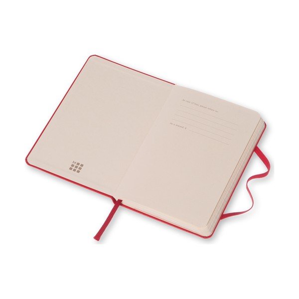 Červený týdenní diář Moleskine Hard, 18 měsíců, malý-image-1