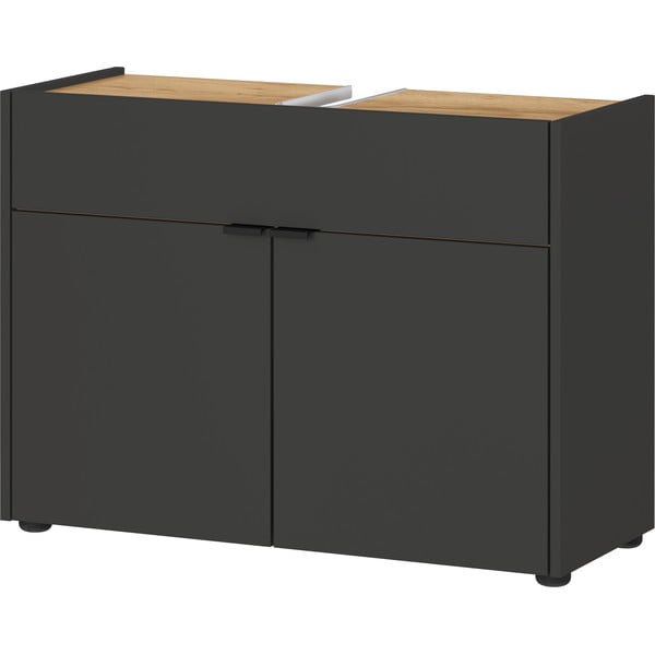 Антрацитен шкаф за мивка 80x60 cm Forano – Germania-image-2