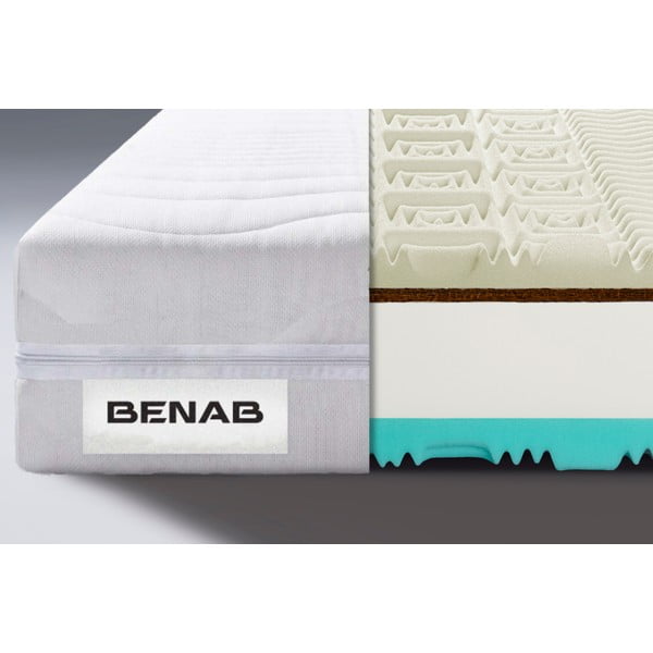 Твърд/средно твърд матрак с пяна с две лица 90x200 cm Visco Touch – BENAB-image-1