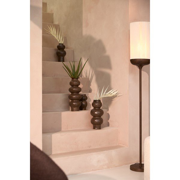 Кафява керамична ваза (височина 33,5 cm) Rogano – Light & Living-image-1