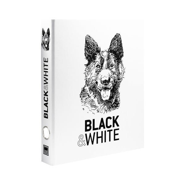 Кръгова папка Hound Black & White - Makenotes