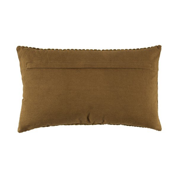 Зелена памучна възглавница , 30 x 50 cm Welts - BePureHome-image-1